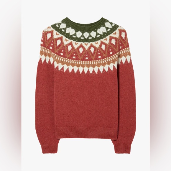 Fat Face Riley Fair Isle Jumper Sweater - Picture 3 of 7